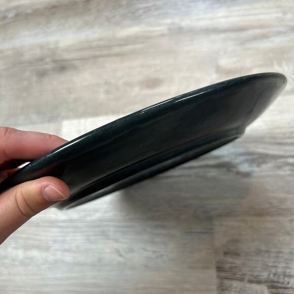 Rainbow Gate Signed Apricot Fruit Plate Hand Painted Ceramic 10.5” Vintage - Picture 4 of 8